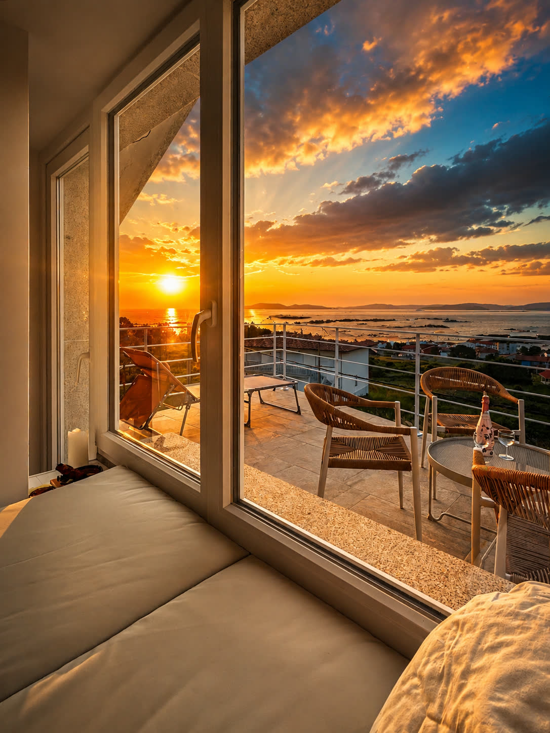 Balcony view at Casa Maré