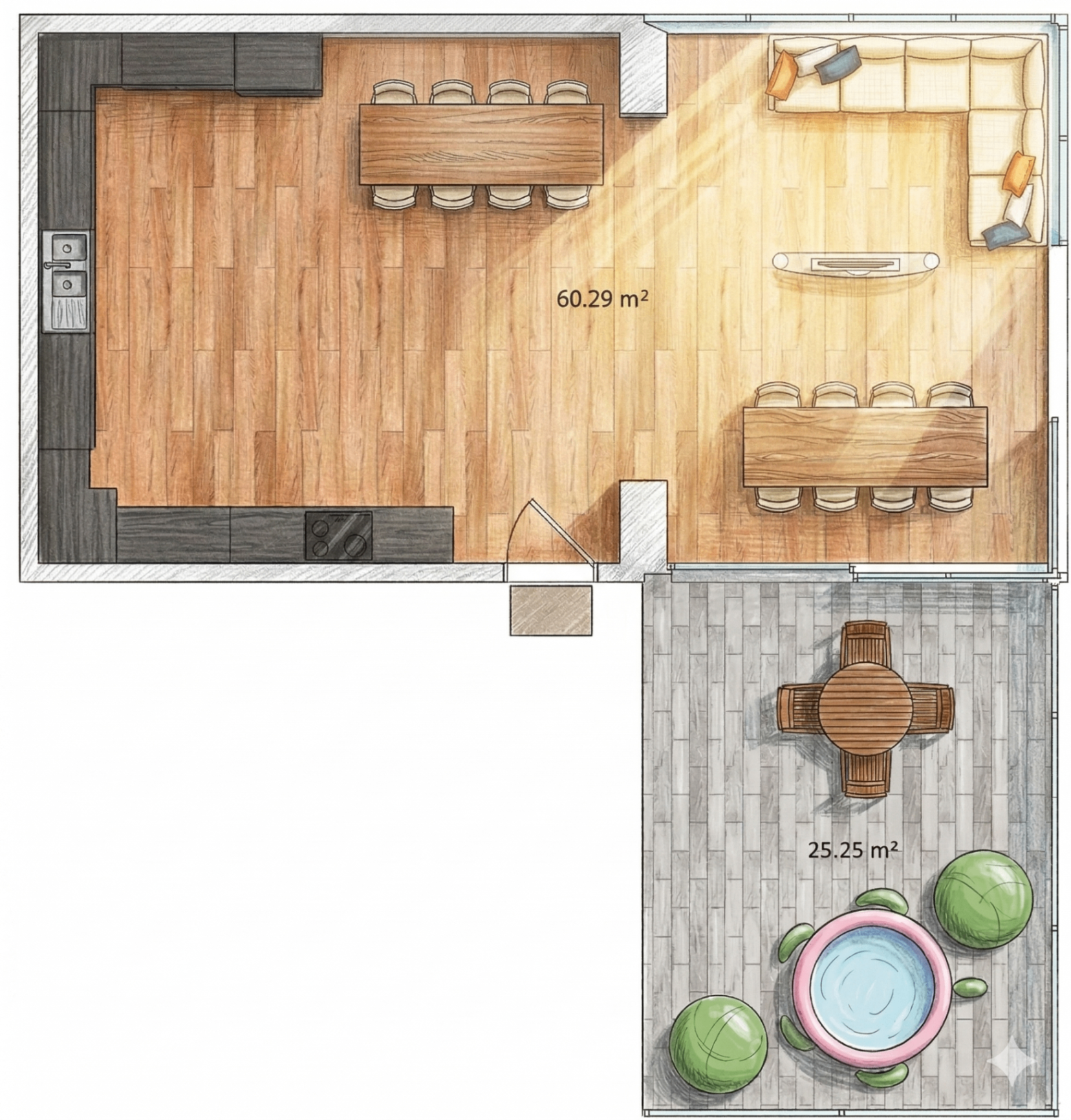 Ground floor · Community Kitchen & Dining